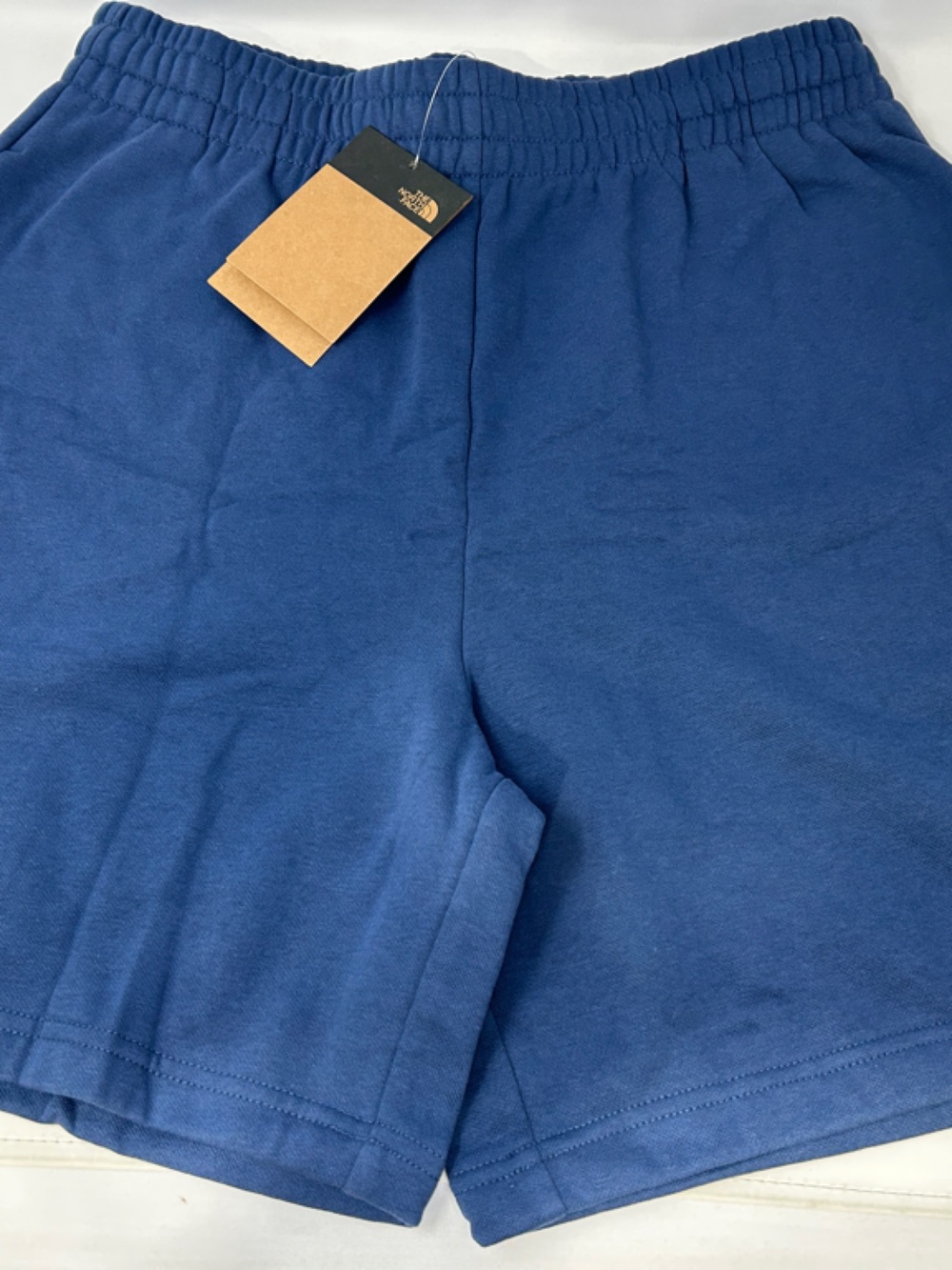 The North Face Navy Blue Logo Athletic Shorts